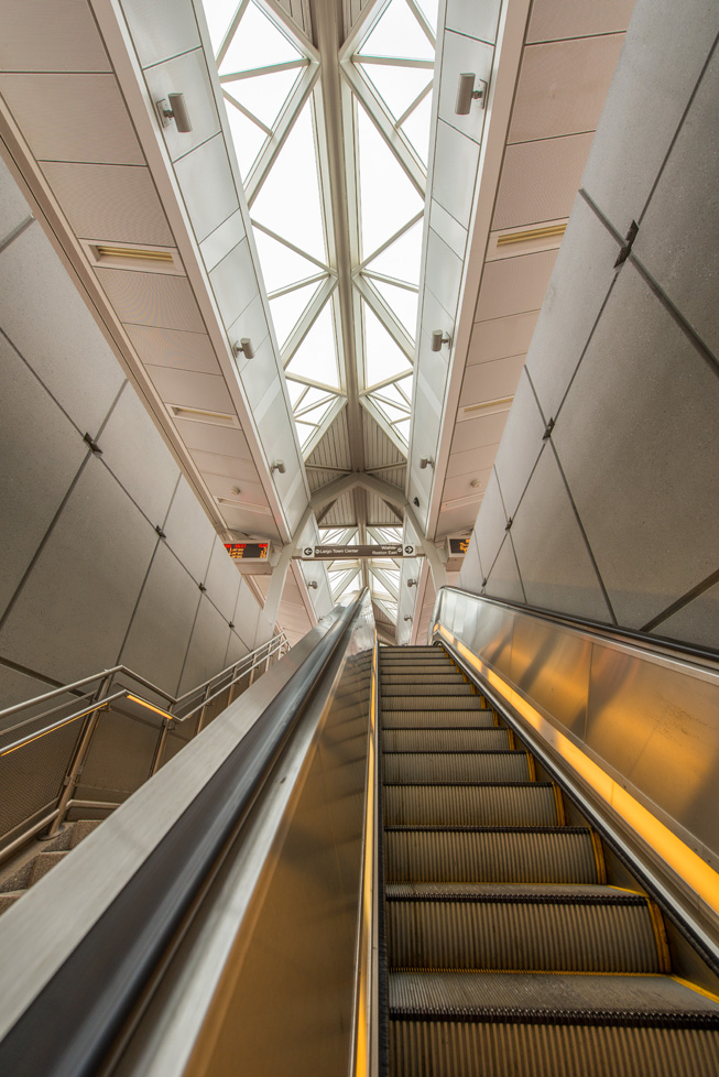 Tysons Metro Escalator