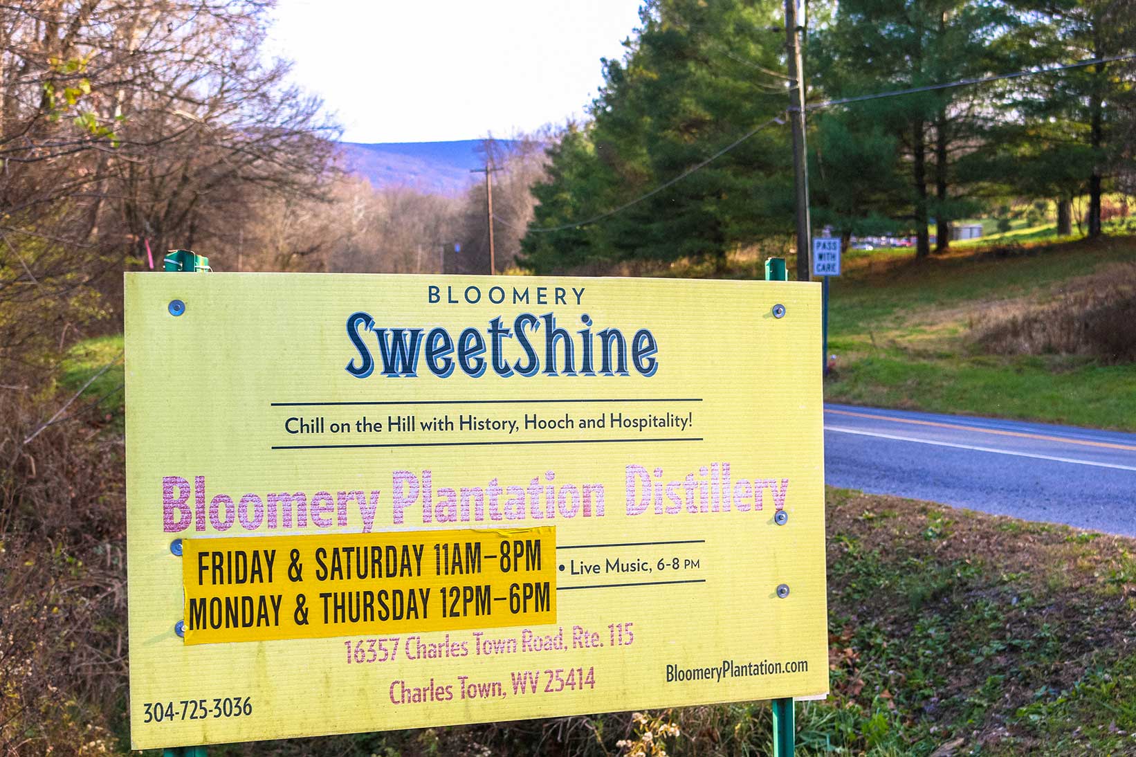 Bloomery Plantation Distillery in Charles Town, WV