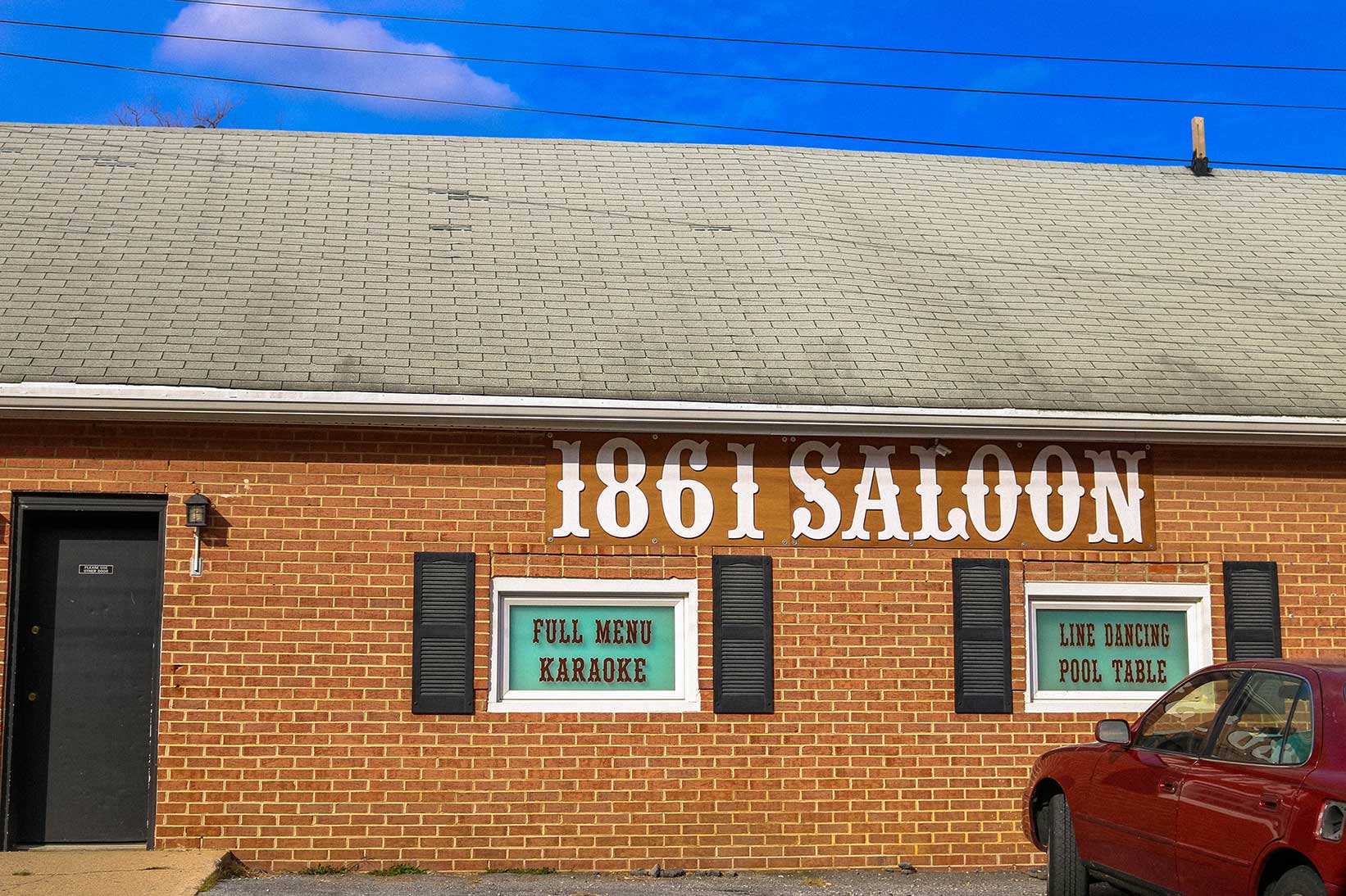 1861 saloon in Charles Town, WV