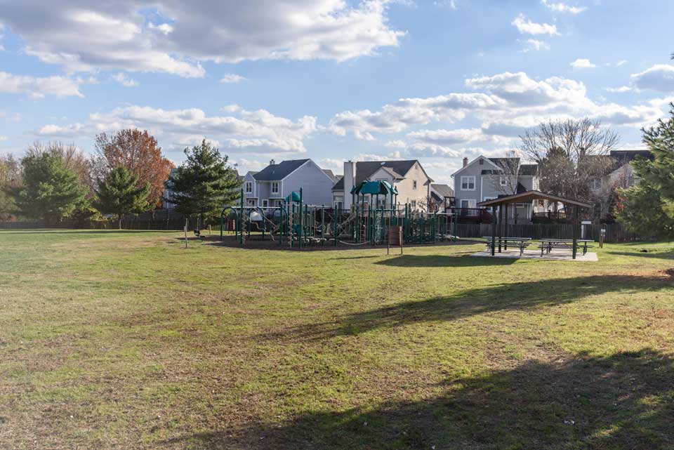 Playground and residential neighborhood in Laurel, Md
