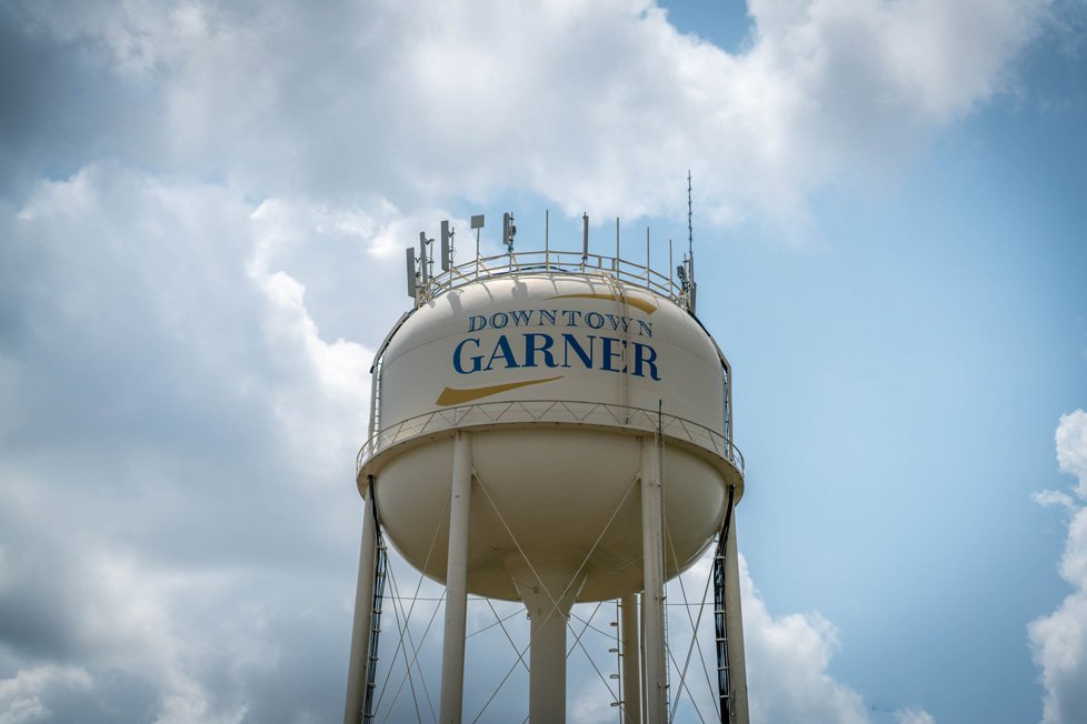 garner nc water tower