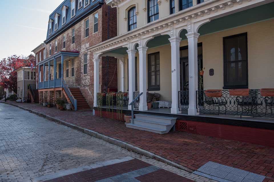 Historic buildings in Annapolis, MD