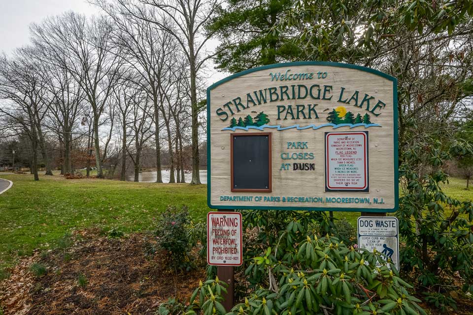 Strawbridge Lake Park in Moorestown, NJ