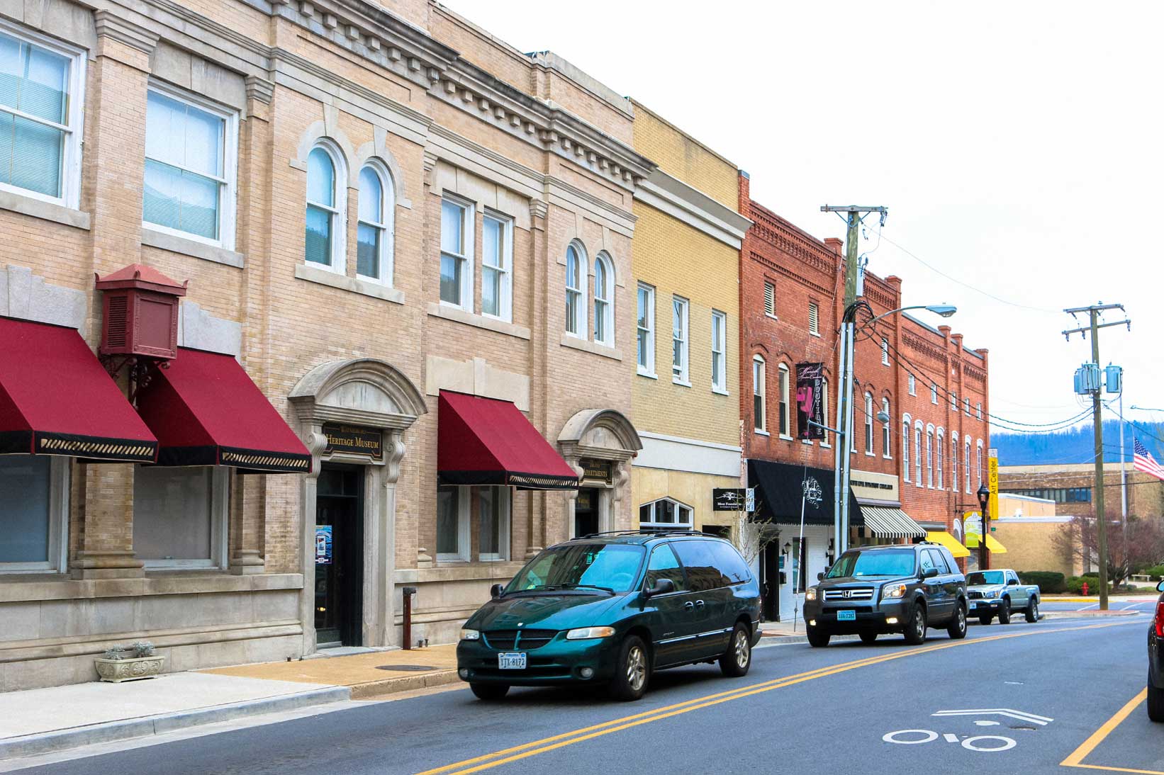 Downtown businesses in Waynesboro, VA