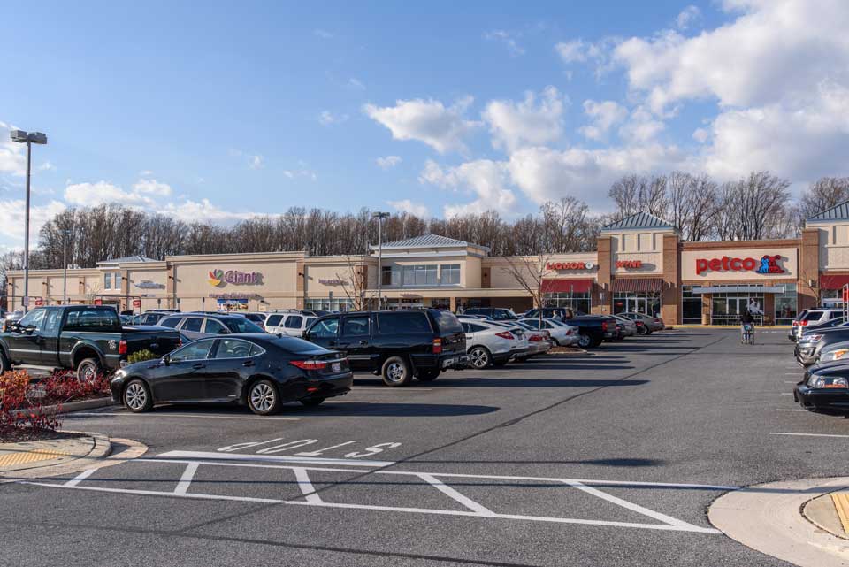 Shopping center in Burtonsville, MD