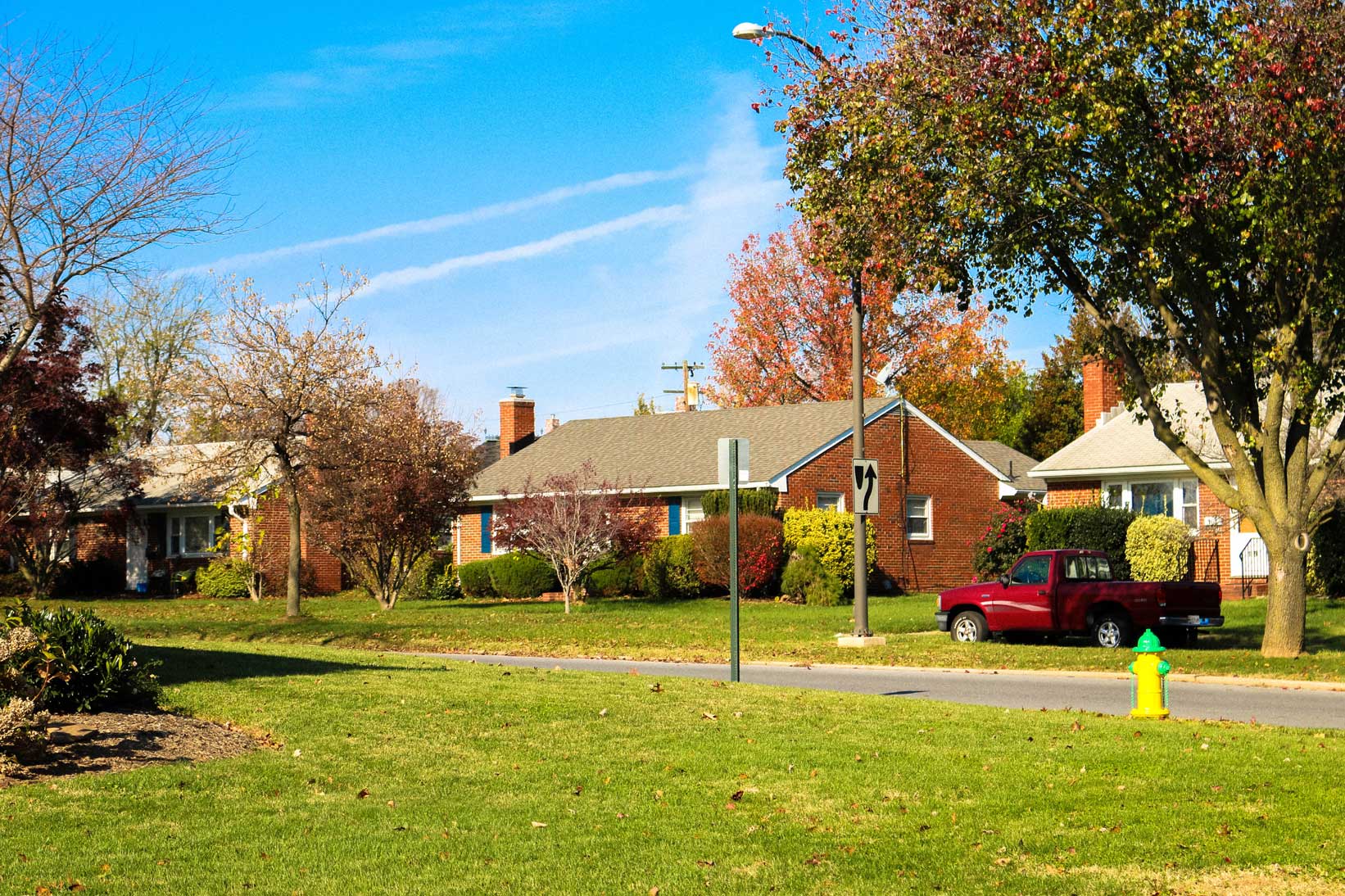 Residential neighborhood in Frederick, MD
