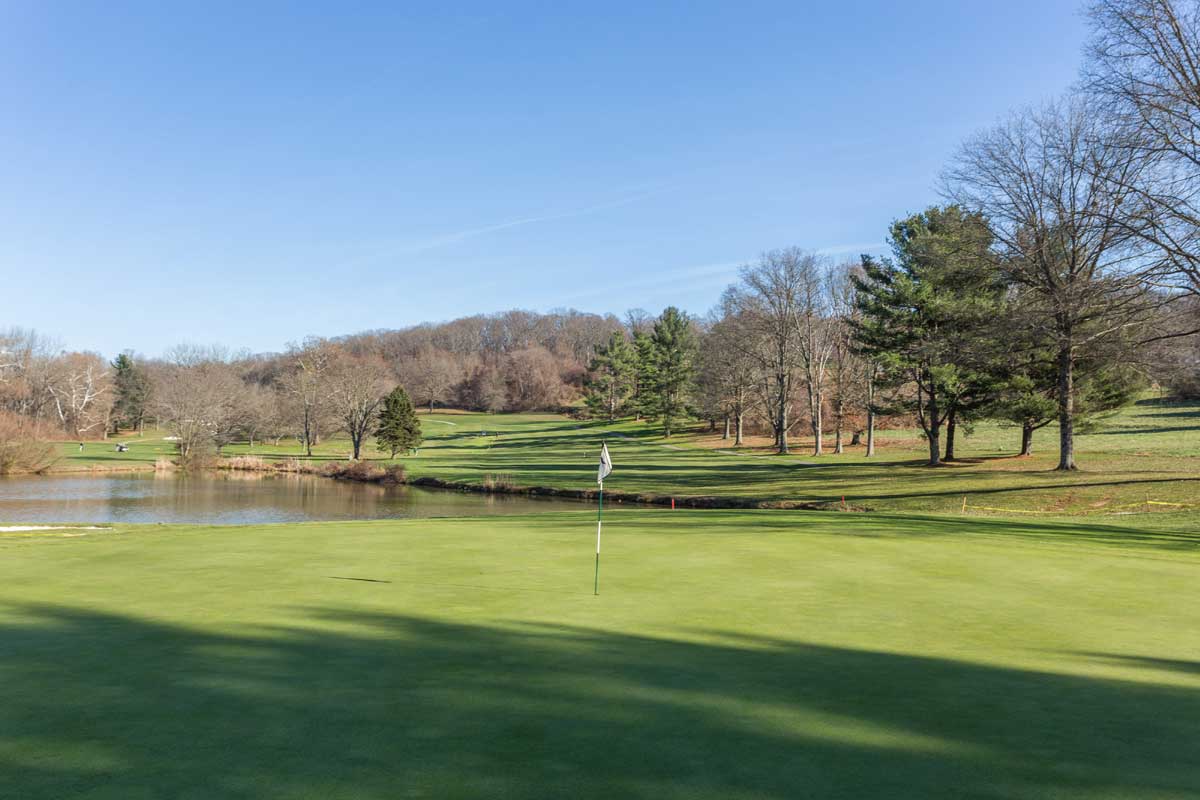 golf course with water in Hunt Valley, MD