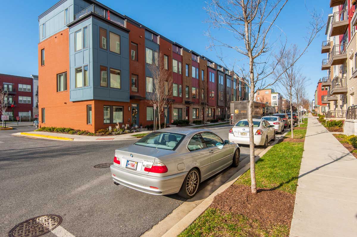 Condos and cars in Hyattsville, Md