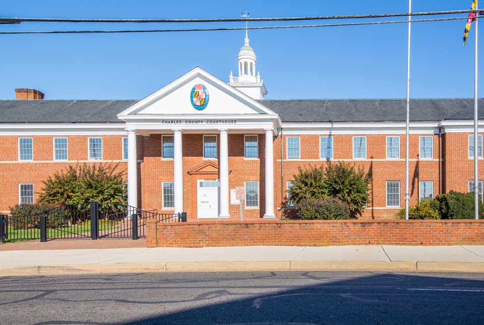 Charles County Courthouse in La Plata, MD