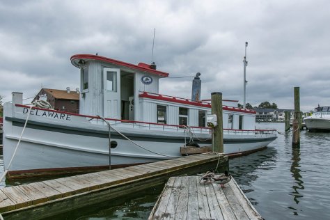 Boat docked in Saint Michaels MD
