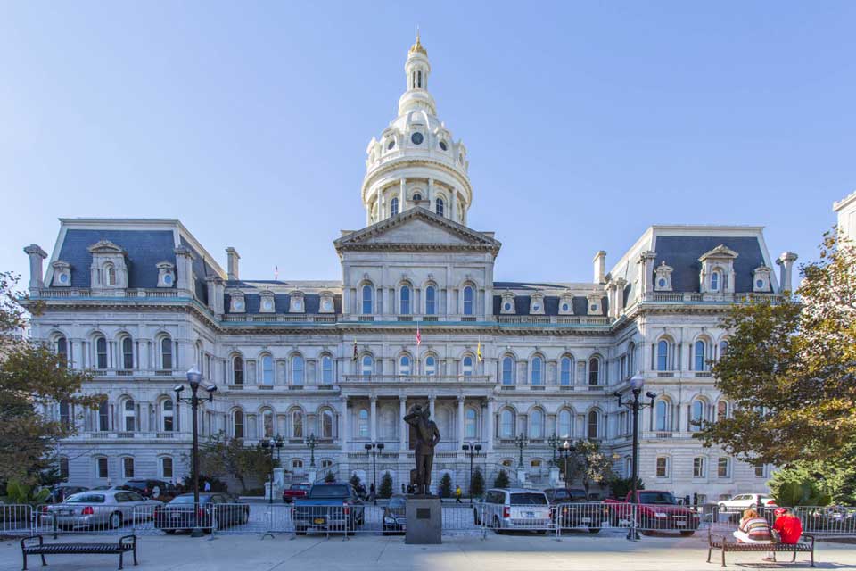 City Hall in Baltimore, MD
