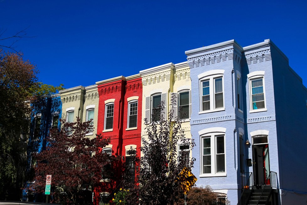 row houses in capitol hill washington dc