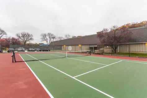 Tennis court in the Village of Cross Keys, MD