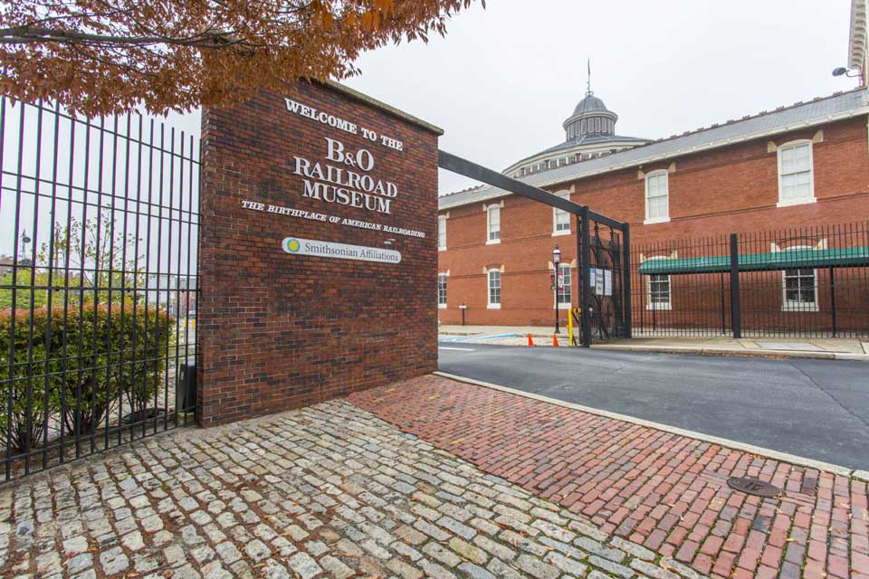 B&O Railroad Museum in Pigtown, Baltimore, MD