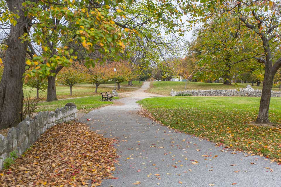 Path in Patterson Park, Baltimore, MD
