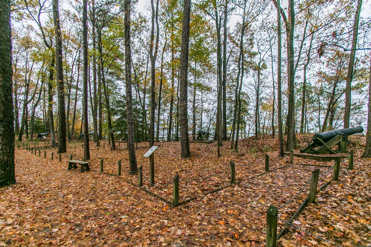 fort Huber woods in Smithfield, VA