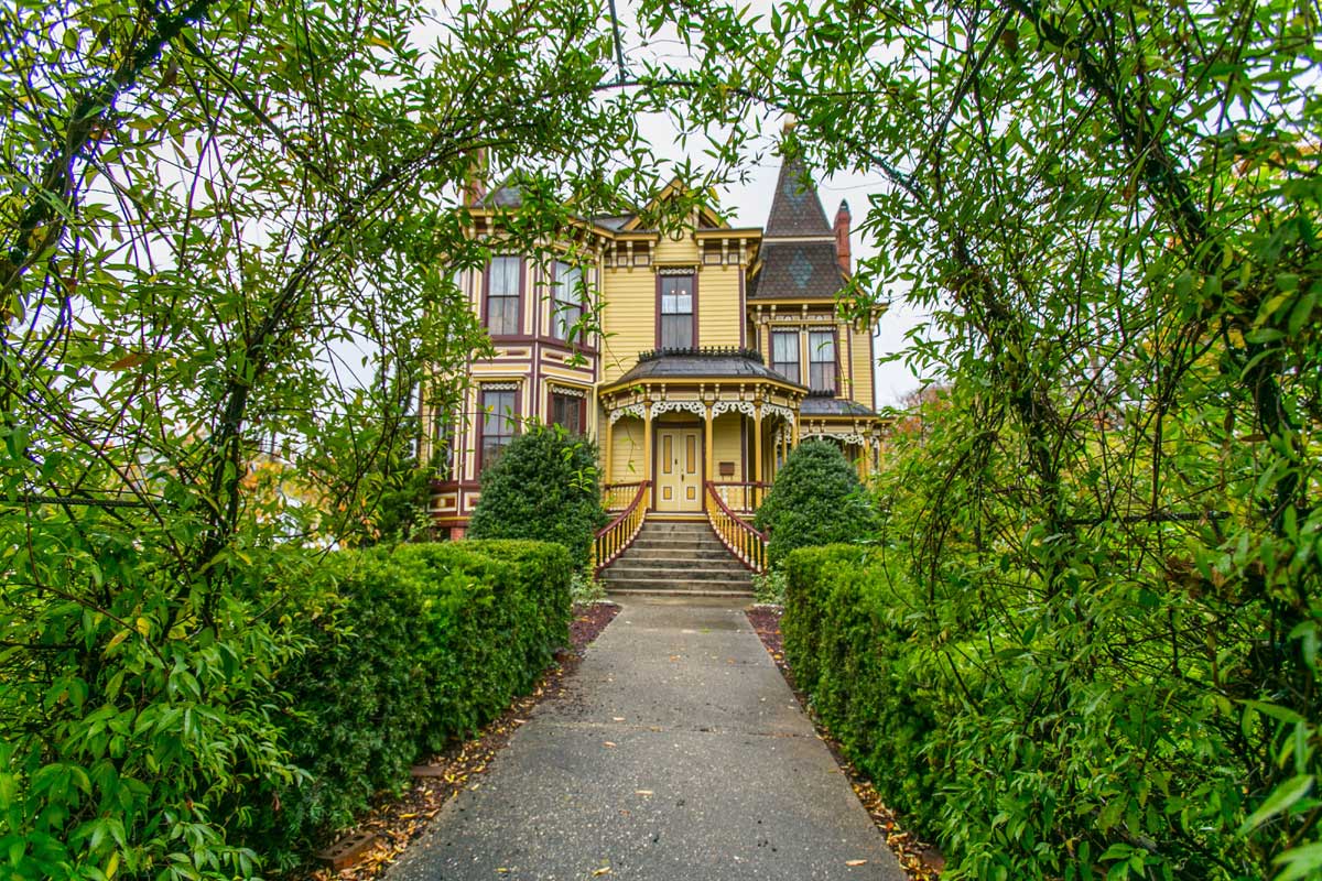 Yellow Victorian home in Smithfield, VA
