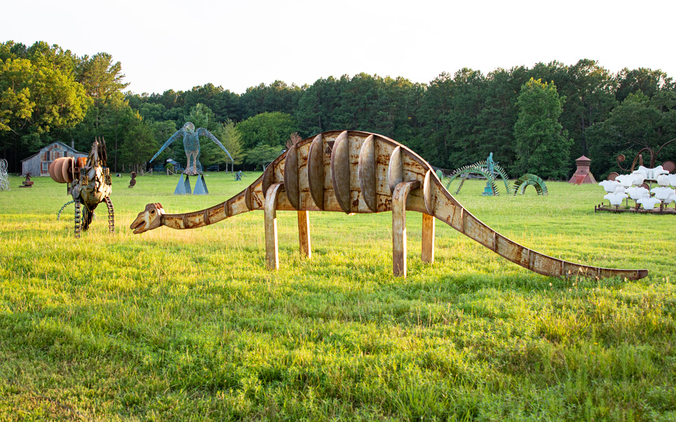 South Boston, VA Dinosaur Sculpture 