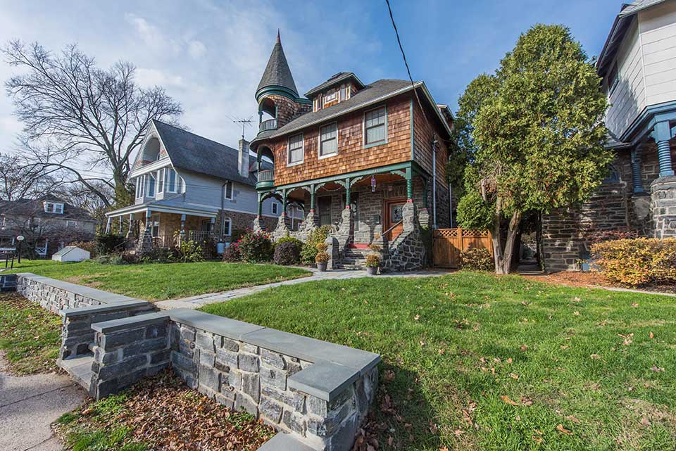 Historic homes in Narberth, Philadelphia, PA