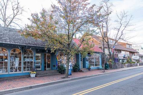 Downtown retail in New Hope, PA