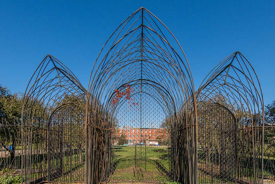 Wrought-Iron gates in Spring Garden, Philadelphia, PA