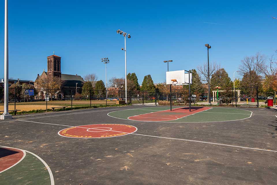 Basketball courts in Spring Garden, Philadelphia, PA