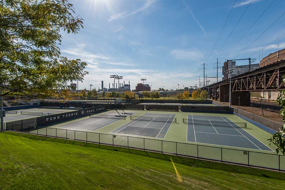 tennis courts in University City, Philadelphia, PA