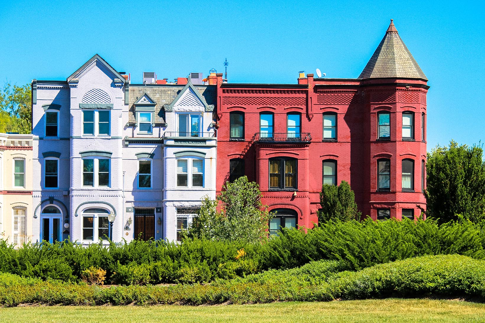 Rowhouses in Capitol Hill, Washington, DC
